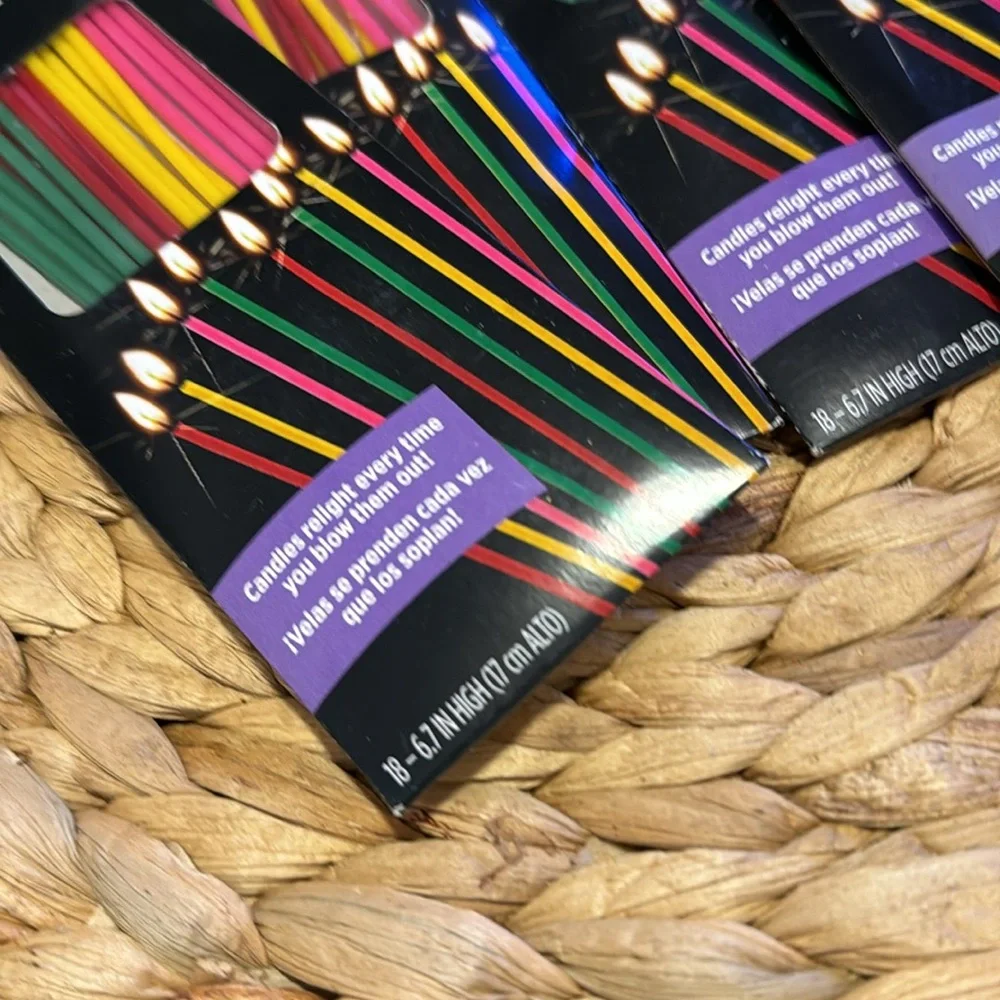 Wilton Sparkler Candles 18 count each pack (New) 6.7”
